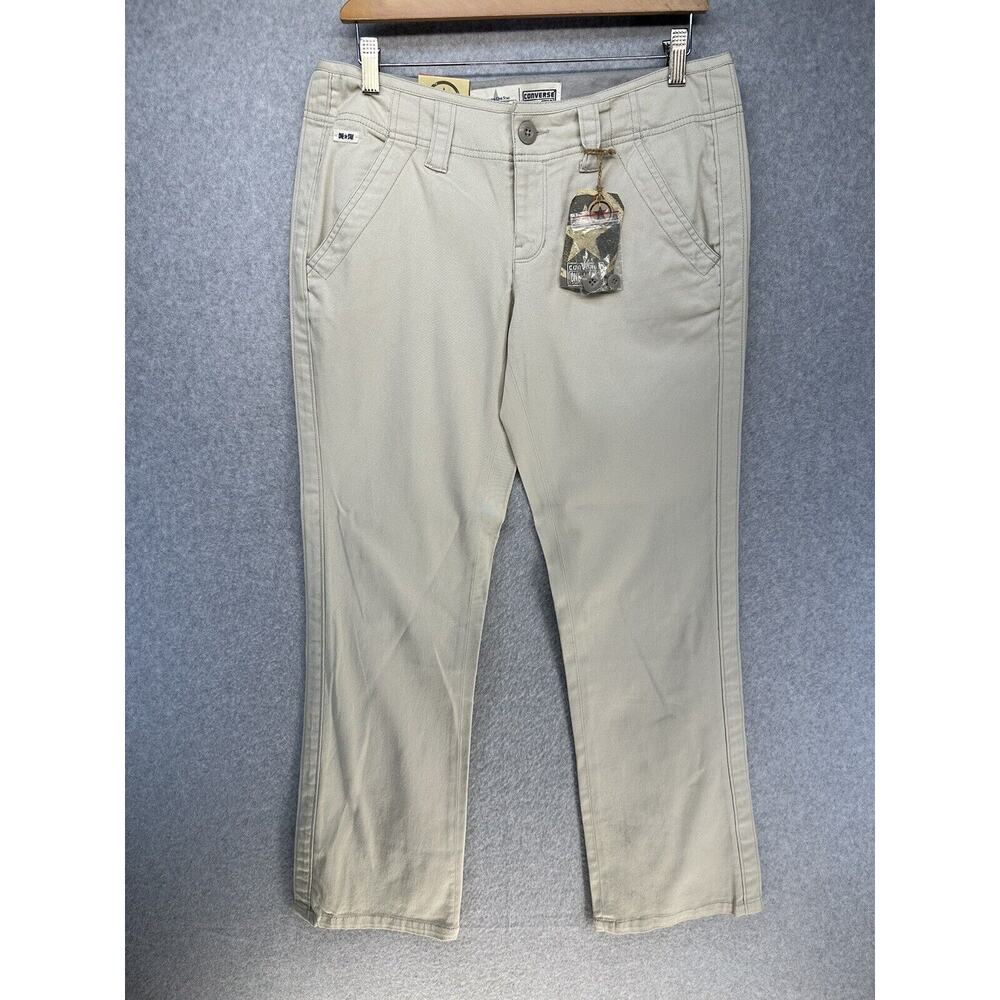 Converse One Star Womens Pants Chino Oyster Color Vintage 1908 Size 10 NWT